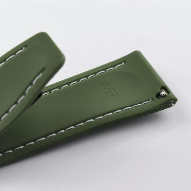 Pasek do zegarka 22 mm Titmo Strap S7 silicone zielony