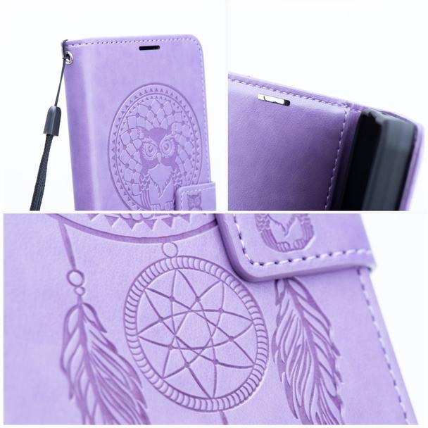 Etui z klapką na Samsung S26 FE Mezzo Book łapacz snów fioletowe
