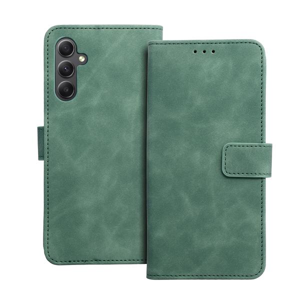 Etui z klapką na Samsung A34 5G Tender Book zielone