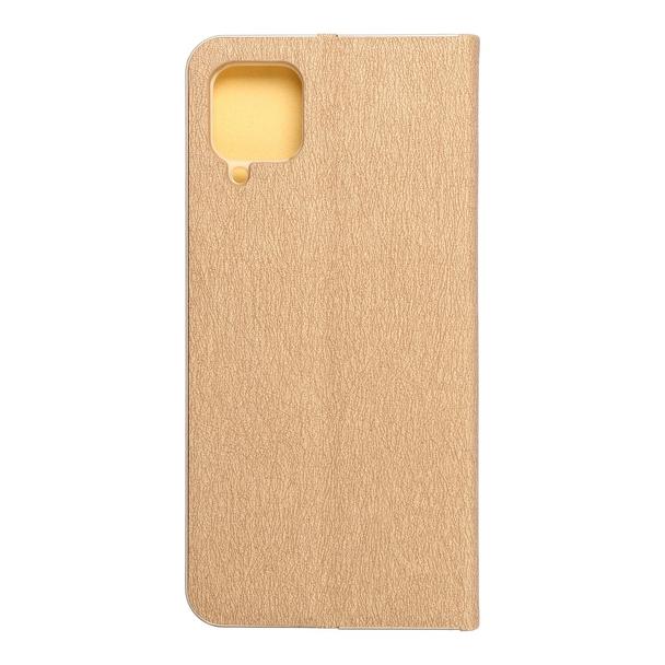 Etui z klapką na Samsung A12 / M12 Luna Book Gold złote