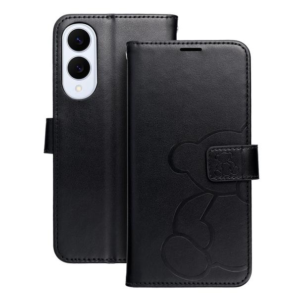 Etui z klapką na Samsung S25 EDGE Mezzo Book teddy bear czarne