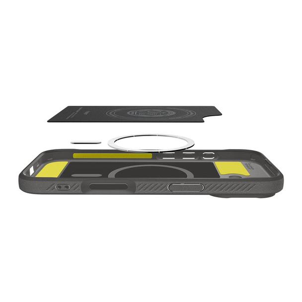 SPIGEN futerał RUGGED ARMOR MAG kompatybilny z MagSafe do IPHONE 17 gray
