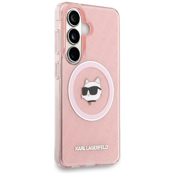 KARL LAGERFELD futerał do SAMSUNG S26 KLHMS26SHMKBCHOP (Magnetic IML Repeated Logo and Choupette) różowy