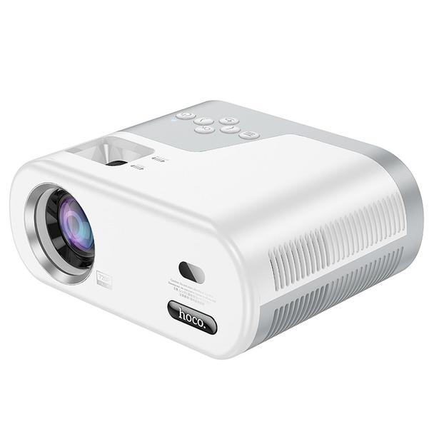 Projektor HD Ready Hoco z systemem Android Wi-Fi Bluetooth 720P DT2 biały