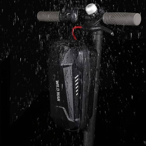 WILDMAN sakwa rowerowa na ramę na zamek 1,2L (4" - 7") ES10 czarna