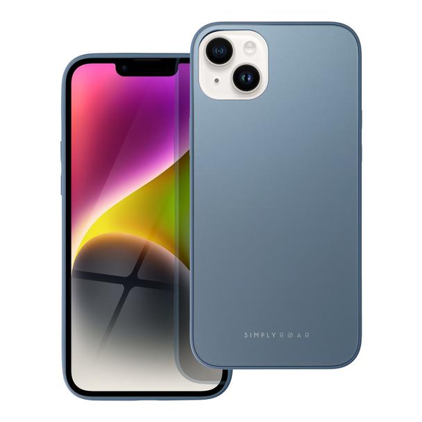 ROAR futerał MATTE GLASS do IPHONE 14 Plus niebieski