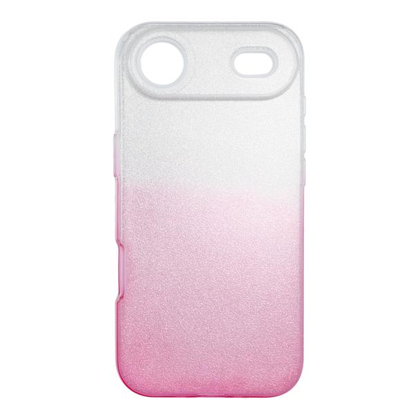 Futerał do iPhone 17 AIR Shining transparentny różowy