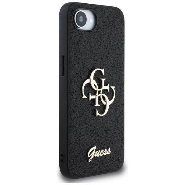 GUESS futerał do IPHONE 16e (SE 4 2025) GUHCPSE4HG4SGK (Fixed Glitter Big 4G) czarny