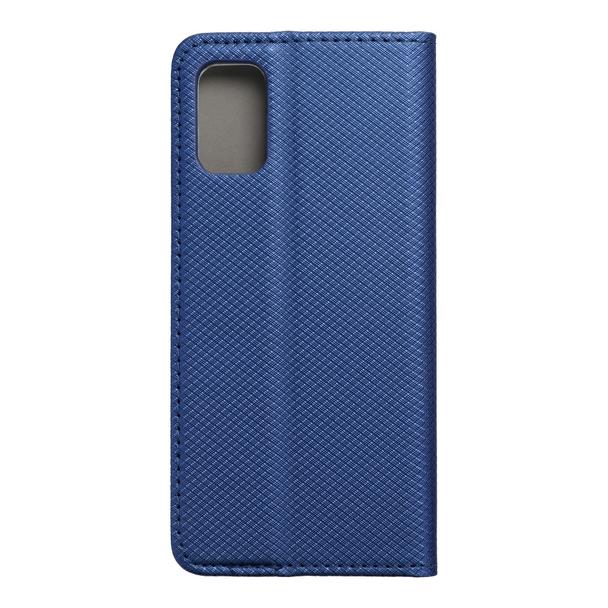 Etui z klapką na Samsung A41 Smart Case Book granatowe