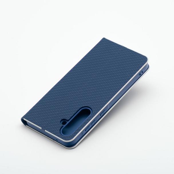 Etui z klapką na Samsung S26 FE Luna Book Carbon niebieskie