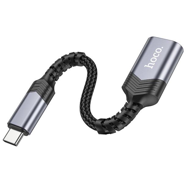 Adapter OTG USB C do USB A Hoco 4A UA24 czarny