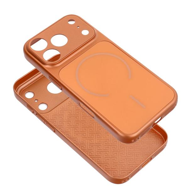 Futerał do iPhone 16 PRO MAX Make 17 zgodny z MagSafe pomarańczowy