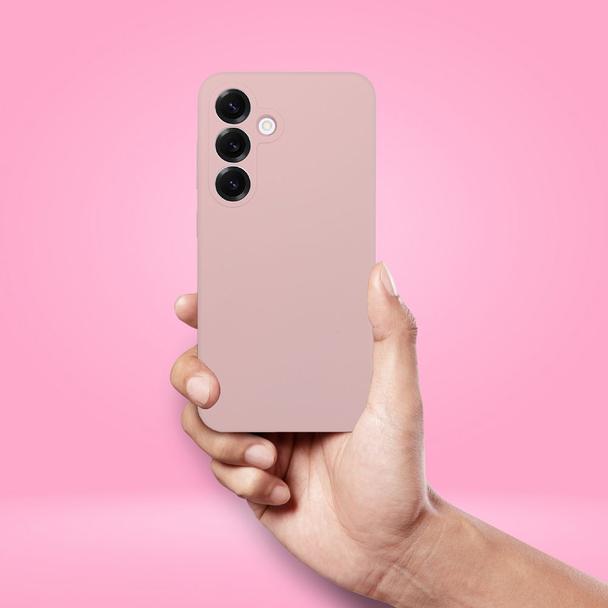 Futerał do Samsung A57 5G Silicone 2mm pudrowy róż