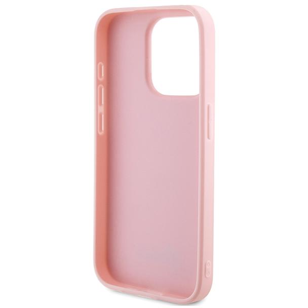 GUESS futerał do IPHONE 14 Pro GUHCP14LPSAIRSP (Saffiano Iridescent Script) pink