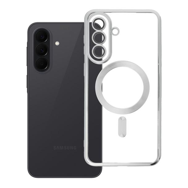 Etui na Samsung A37 Electro Mag Cover zgodne z MagSafe srebrne