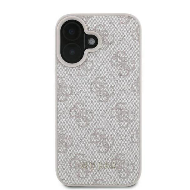 GUESS futerał do IPHONE 16 Plus GUHCP16MG4GFPI (PU 4G Classic) różowy