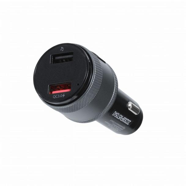 ART transmiter FM bluetooth 5.0 + 2 x USB A QC3.0 FM-57 czarny