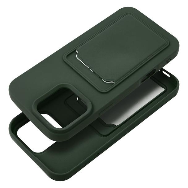 Futerał do iPhone 16 PRO MAX Card Case zielony