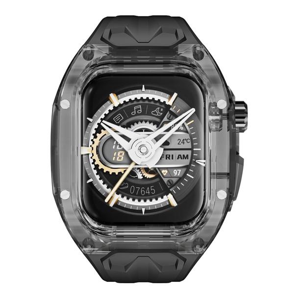 WiWU - Pasek do smartwatcha Wi-WB014 2w1 Armor Watch Band 49mm - czarny