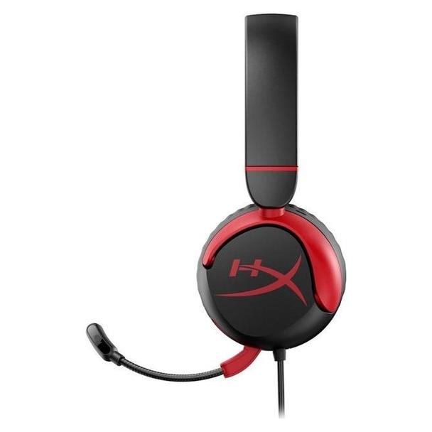 Słuchawki przewodowe nauszne Jack 3,5mm z mikrofonem dla dzieci HyperX Cloud MIni Kids czarne