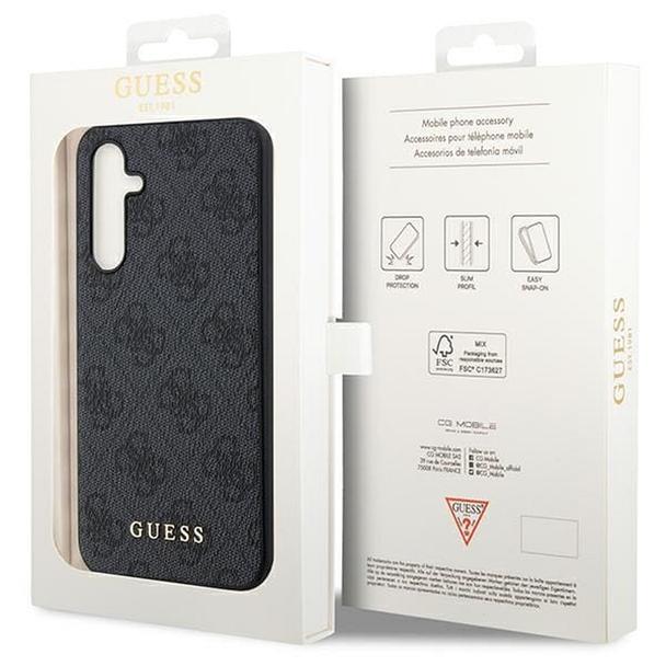 GUESS futerał do SAMSUNG A54 GUHCSA54G4GFGR (4G Metal Gold Logo) szary