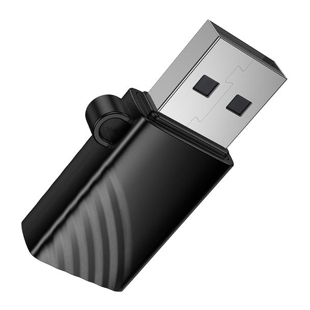 Czytnik kart TF 2.0 USB-A Hoco HB53 czarny