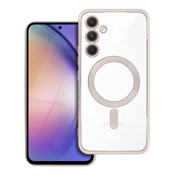 Futerał do Samsung A54 Electro Mag Cover zgodny z MagSafe tytanowy