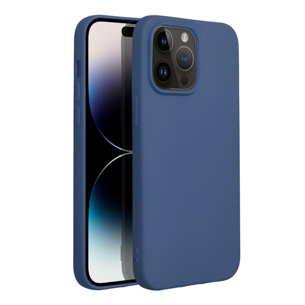 Futerał SILICONE do IPHONE 14 Pro Max niebieski
