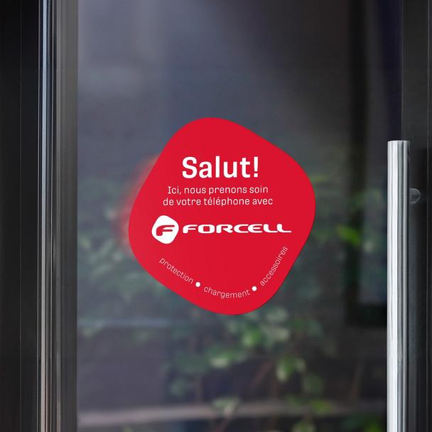 Naklejka na szybę Forcell