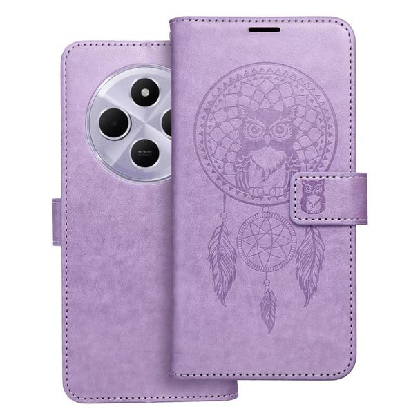 Etui z klapką Mezzo Book na Xiaomi Redmi 14C łapacz snów fioletowy