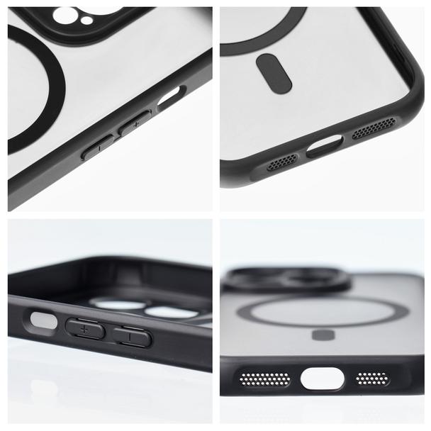 Etui na Samsung A07 / A08 Full Matte Mag Cover zgodne z MagSafe czarne
