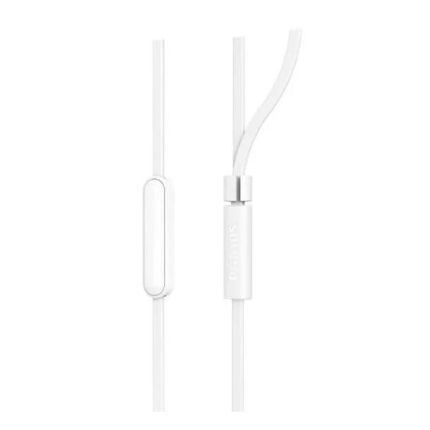 Słuchawki przewodowe douszne Jack 3,5 mm Philips TAE1105WT/00 białe