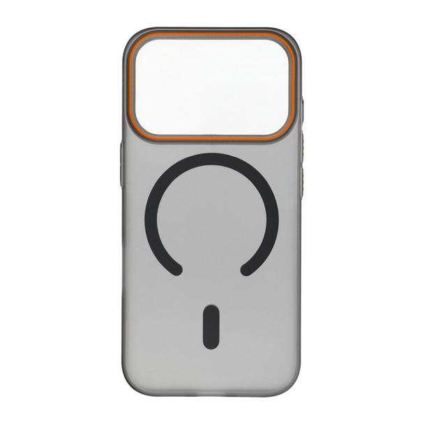 Etui na iPhone 18 Pro / 17 Pro Go Orange zgodne z MagSafe czarne