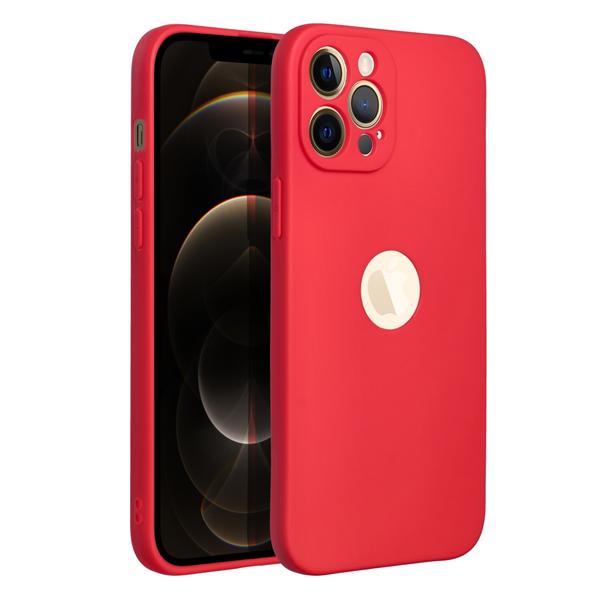 Futerał do iPhone 12 PRO MAX Soft czerwony