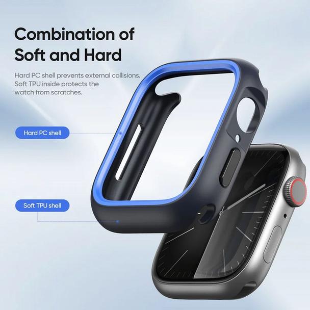 DUX DUCIS futerał BAMO do Apple Watch serii 10 46 mm czarno niebieski