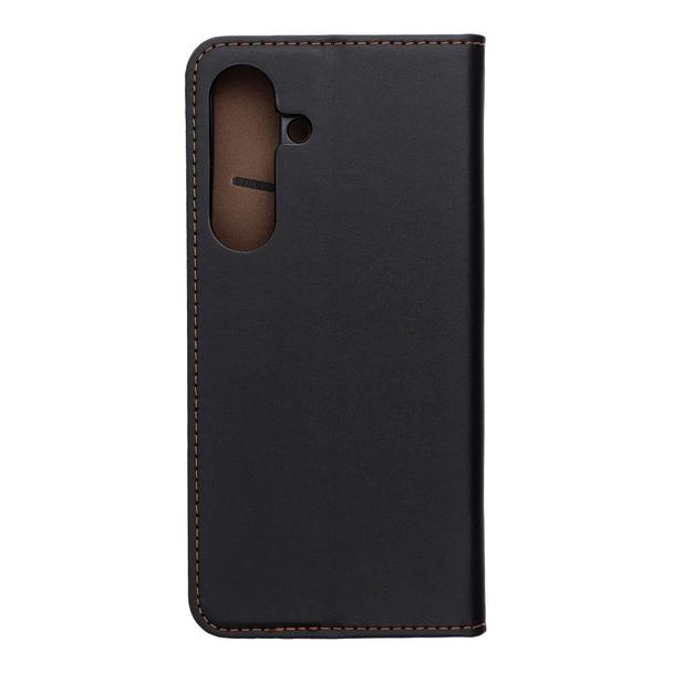 Etui z klapką na Samsung S25 FE Smart Pro Book skórzane czarne