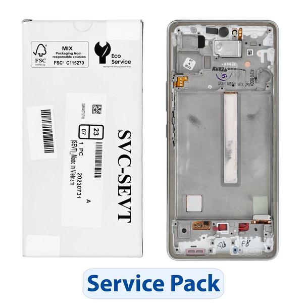 ServicePack Wyświetlacz LCD SAMSUNG  A53 5G A536B GH82-28024B White