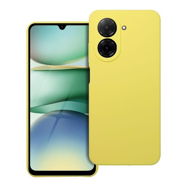 Futerał do Xiaomi Redmi A5 ( 171,7 x 77,8 x 8,26 ) Silicone 2mm żółty