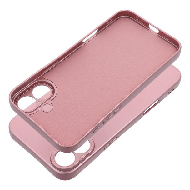 Futerał do iPhone 16 PLUS Metallic różowy