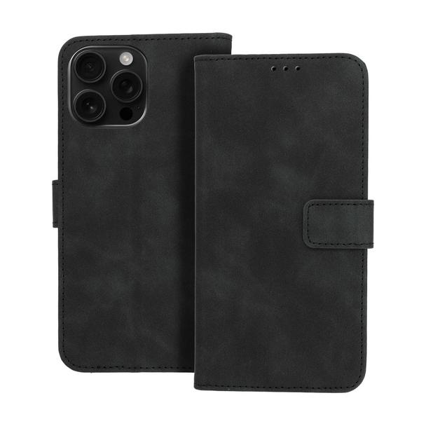 Etui z klapką na iPhone 16 PRO MAX Tender Book czarne