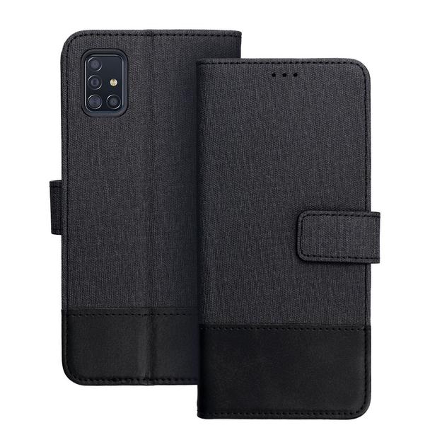 Etui z klapką na Samsung A51 Gomma Book czarne