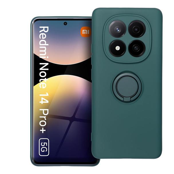 Etui na Xiaomi Redmi Note 14 PRO PLUS 5G Silicone Ring zielone