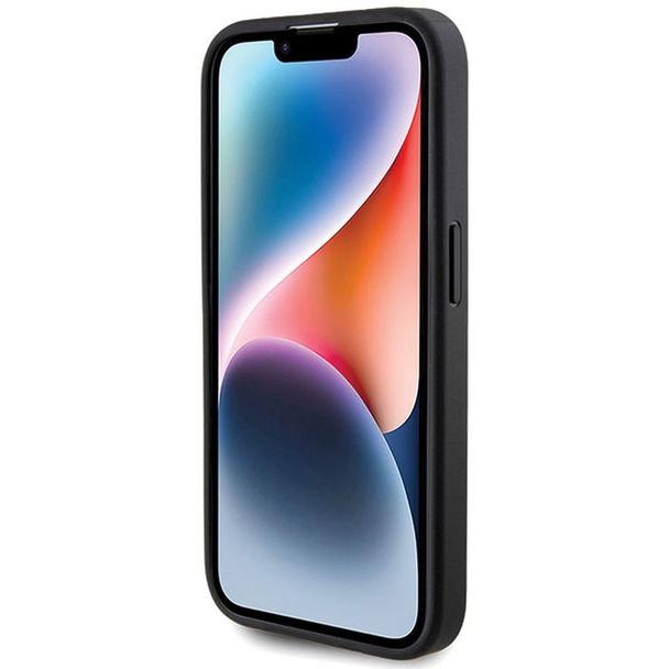 GUESS futerał do IPHONE 15 Pro Max GUHCP15XHG4SGK (Fixed Glitter Big 4G) czarny