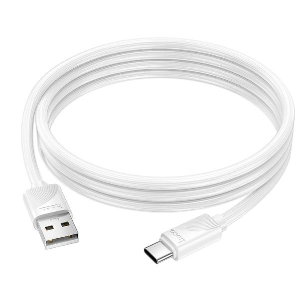 Kabel USB A do USB C Hoco 3A 1 m X114 biały