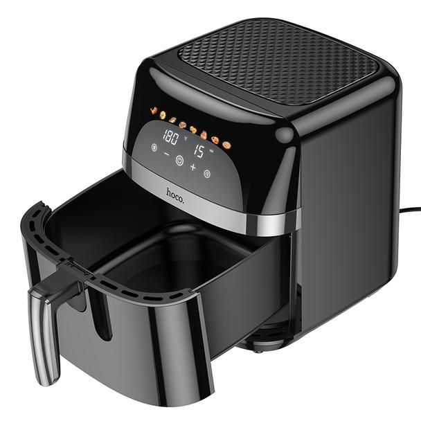 Frytkownica beztłuszczowa Air Fryer Hoco z ekranem dotykowym 8L 1700W HE20 czarna