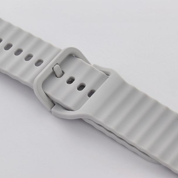 Pasek do zegarka 22 mm Titmo Strap S3 silicone szary