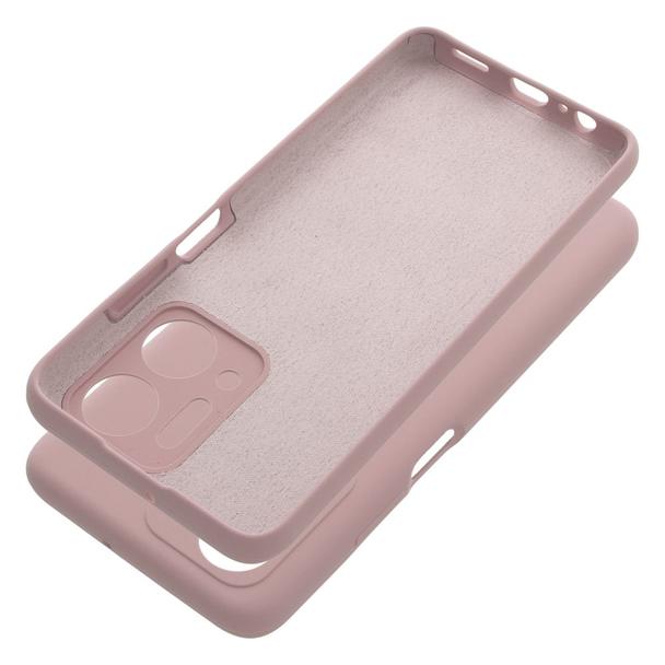 Futerał do Honor X7A Silicone 2mm pudrowy róż