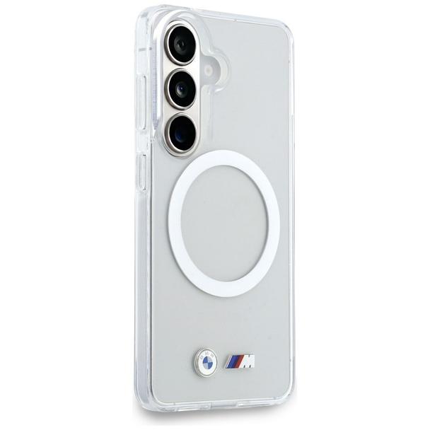 BMW futerał do SAMSUNG S26 BMHMS26S25HSMLKT (Magnetic IML Shockproof W/ Metal Logos) transparentny