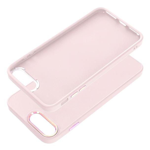 Futerał do iPhone 7 PLUS / 8 PLUS Frame pudrowy róż