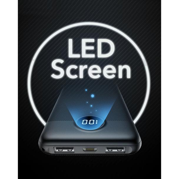 Powerbank Veger L10 (W1105) 10000 mAh czarny